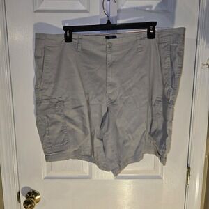 George Men's Cargo Shorts Size 46 Gray "At The Knee" Better‎ Cotton